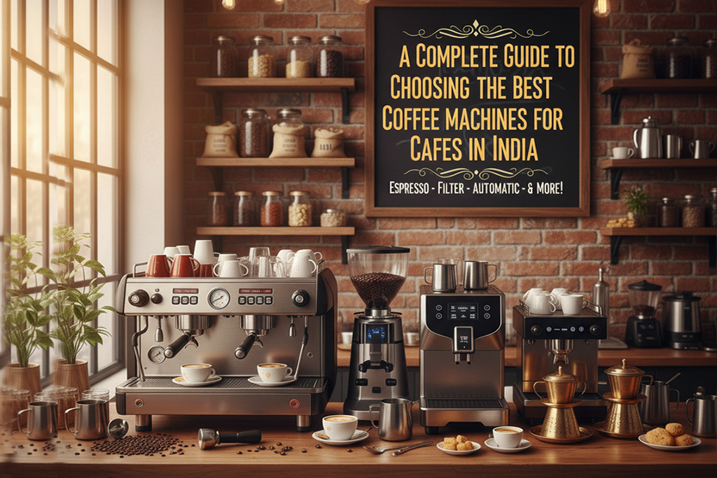 A Complete Guide to Choosing the Best Coffee Machines for Cafes in India