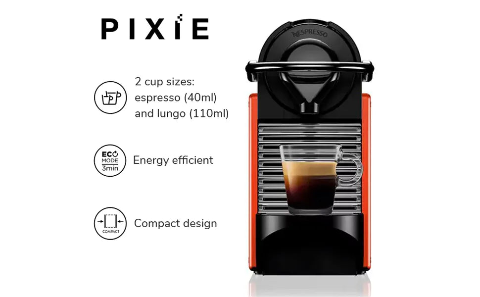 Nespresso Pixie Espresso Machine By Delonghi
