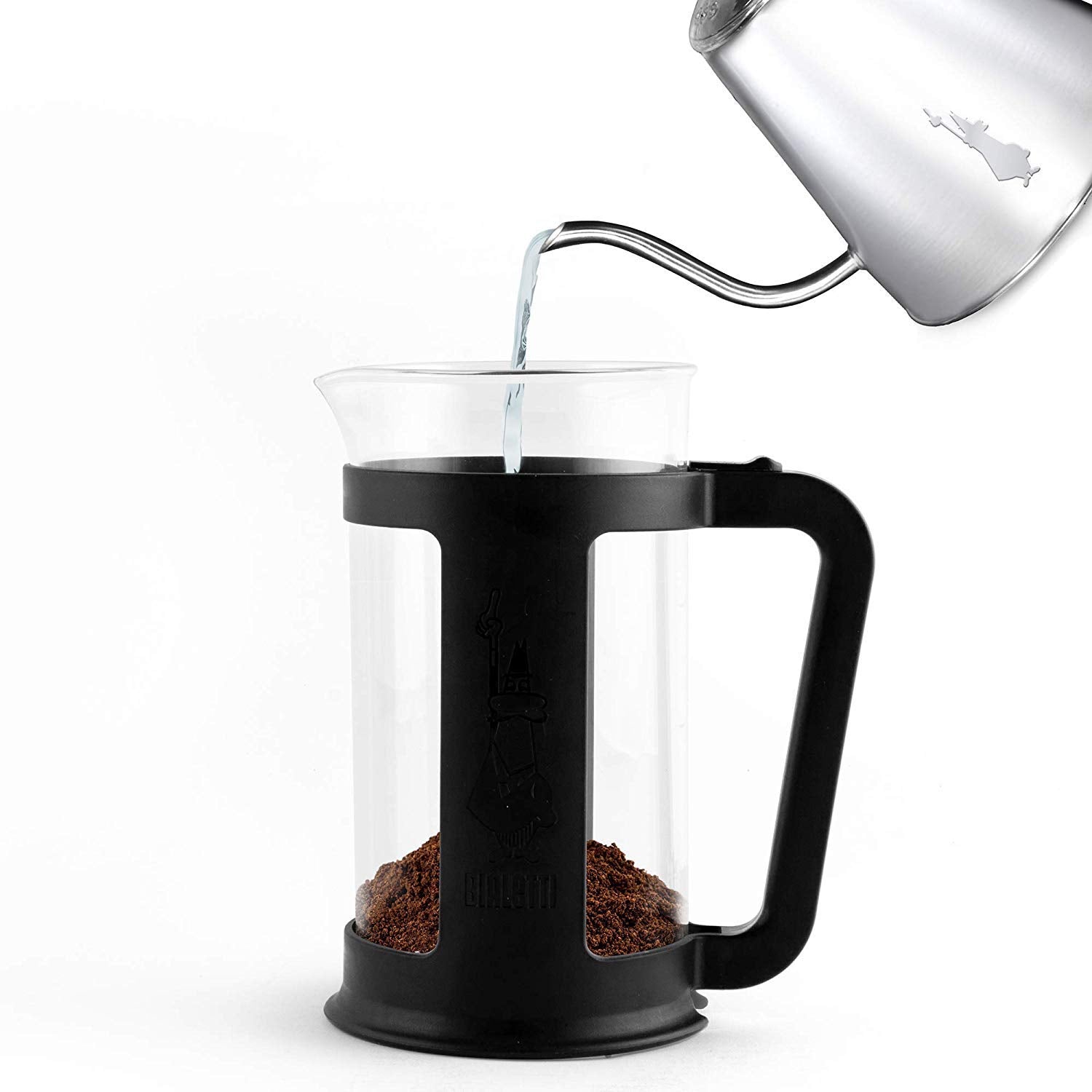 Bialetti French Press Coffee Maker  Black. Italian Made
