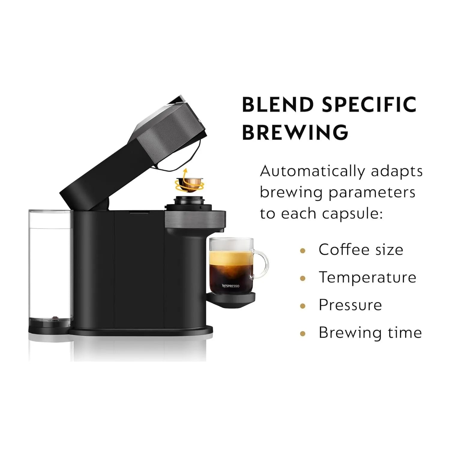 Nespresso Vertuo Next Coffee Machine By Delonghi in black Colour | Open Box