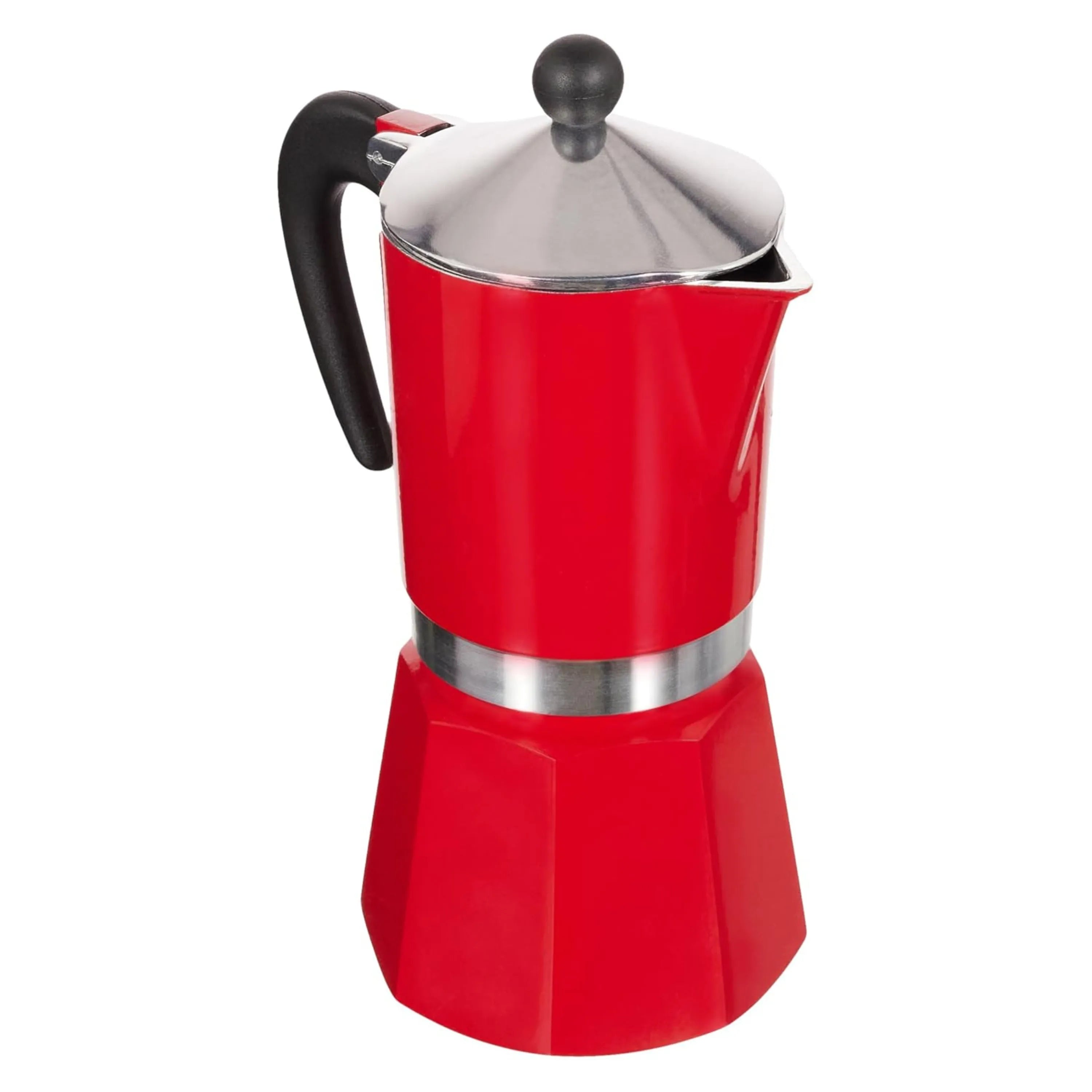 Bialetti Rainbow Red Colored Coffee Maker