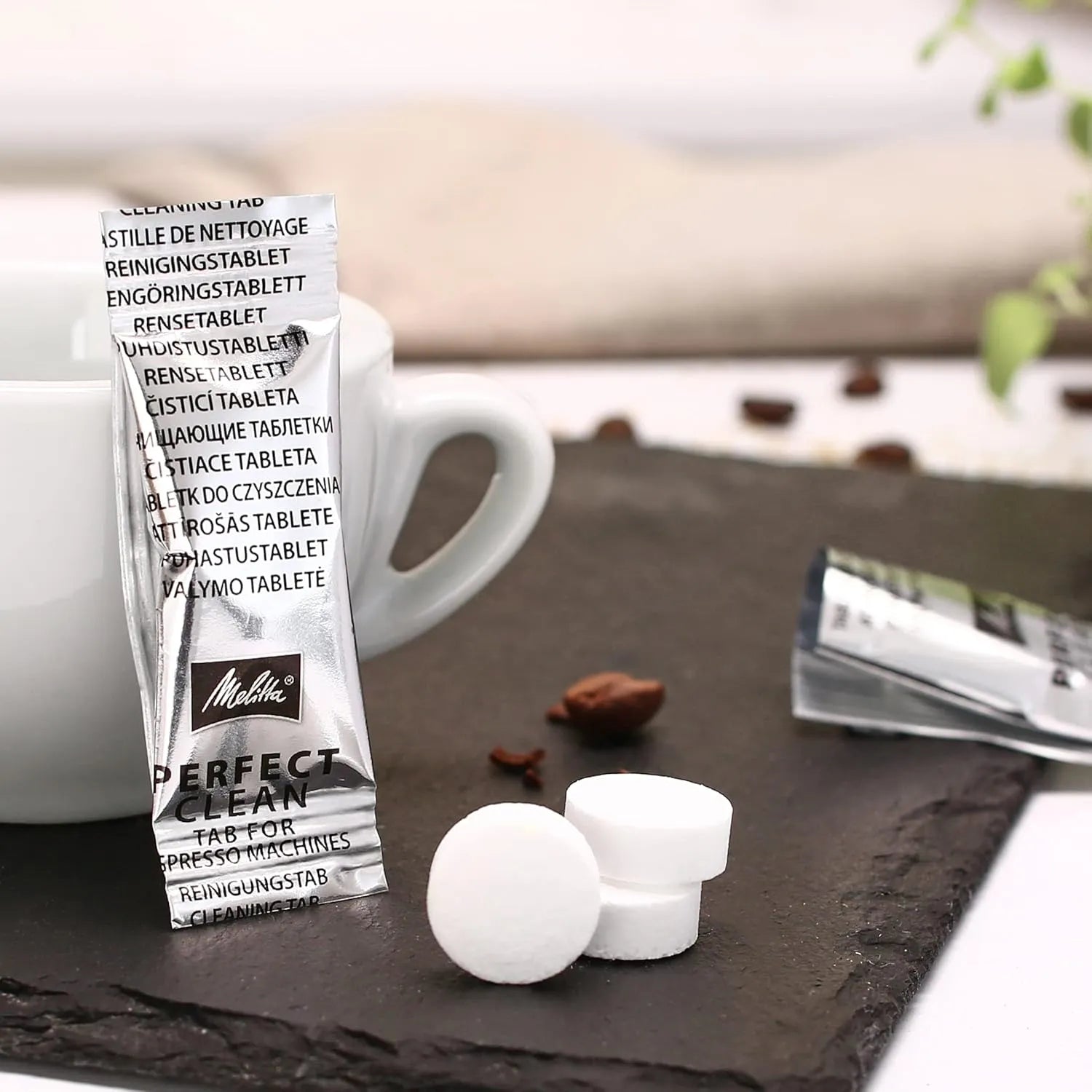 Melitta Perfect Clean Cleaning Bar for Coffee Makers and Espresso Machines -4 tabs