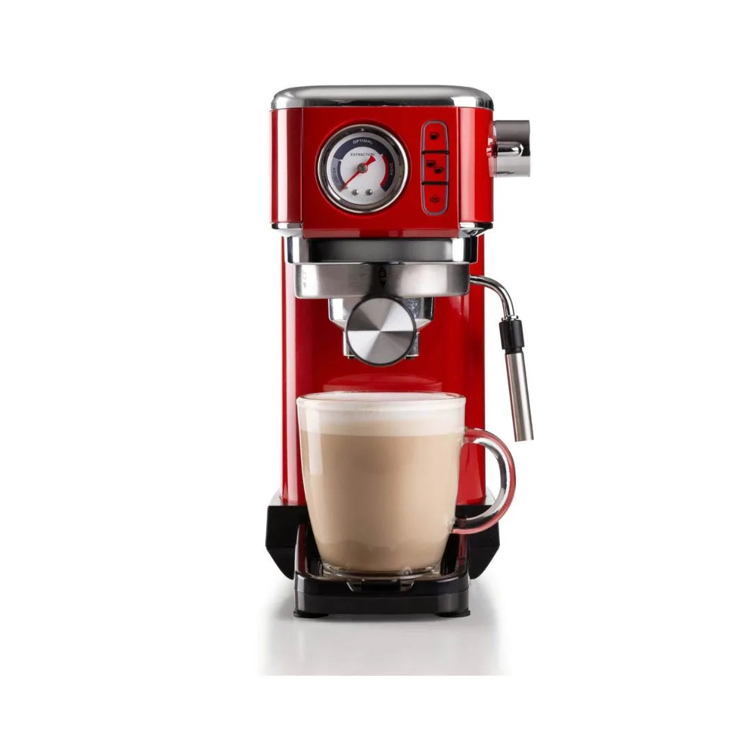 Ariete 1381  Moderna Slim Red Espresso Coffee Machine, best coffee maker for home