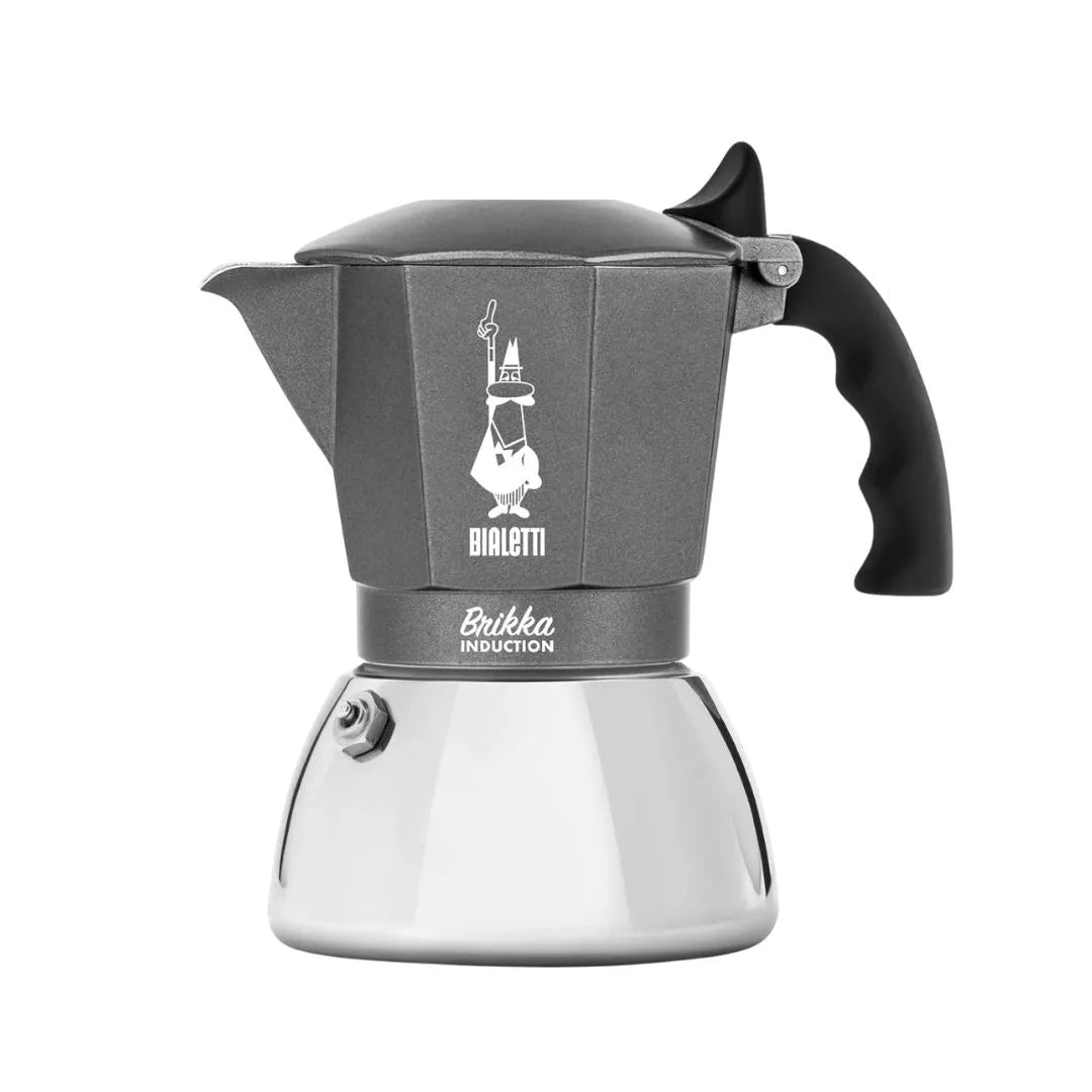 Bialetti Brikka Induzione  4 Cups Aluminium Stovetop Coffee Maker