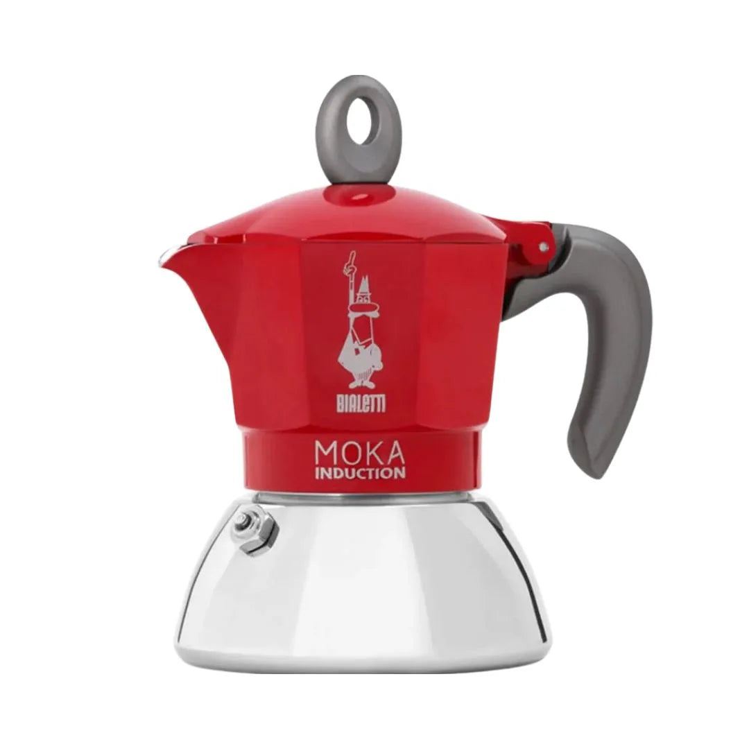 Bialetti Moka Induction 2 cup Rossa Induction Espresso Maker 6942
