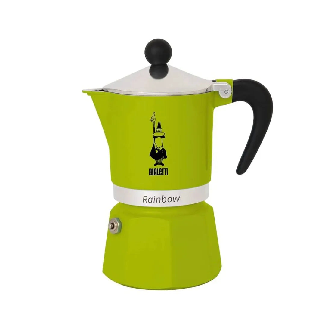 Bialetti Rainbow Verde 6 Cup  Espresso Maker 4973