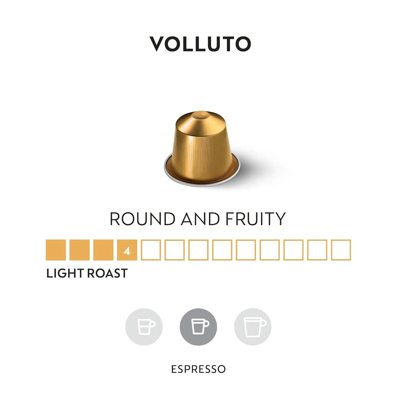 Nespresso Volluto Coffee Capsule, 10 Capsule