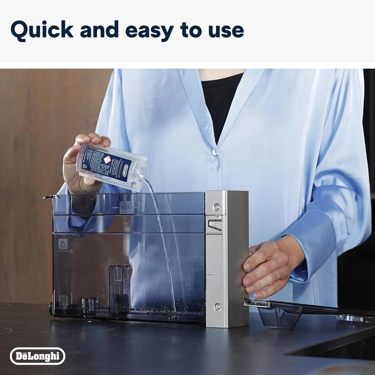 DELONGHI Eco 3.4 Ounce Mini Descaler, Set of 2 , 200 mL