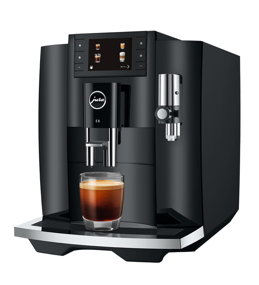 Jura E8 Piano Black Fully Automatic Coffee Machine