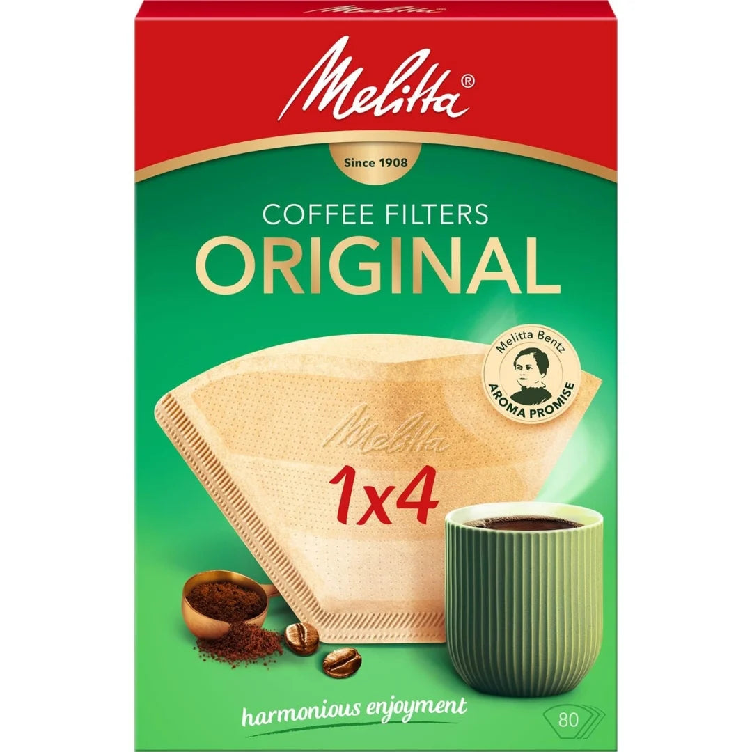 Melitta Coffee Filter Papers, Size 1x4, Pack of 80