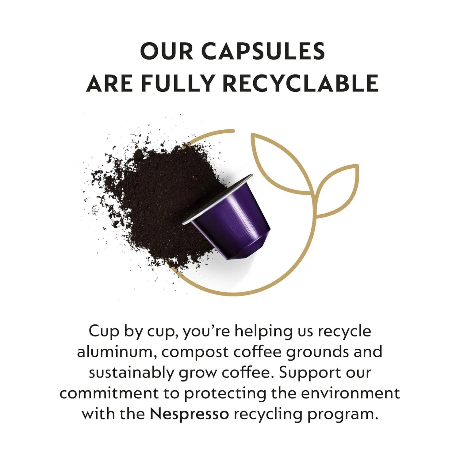 Nespresso 10 Arpeggio Coffee Capsules (53 g)