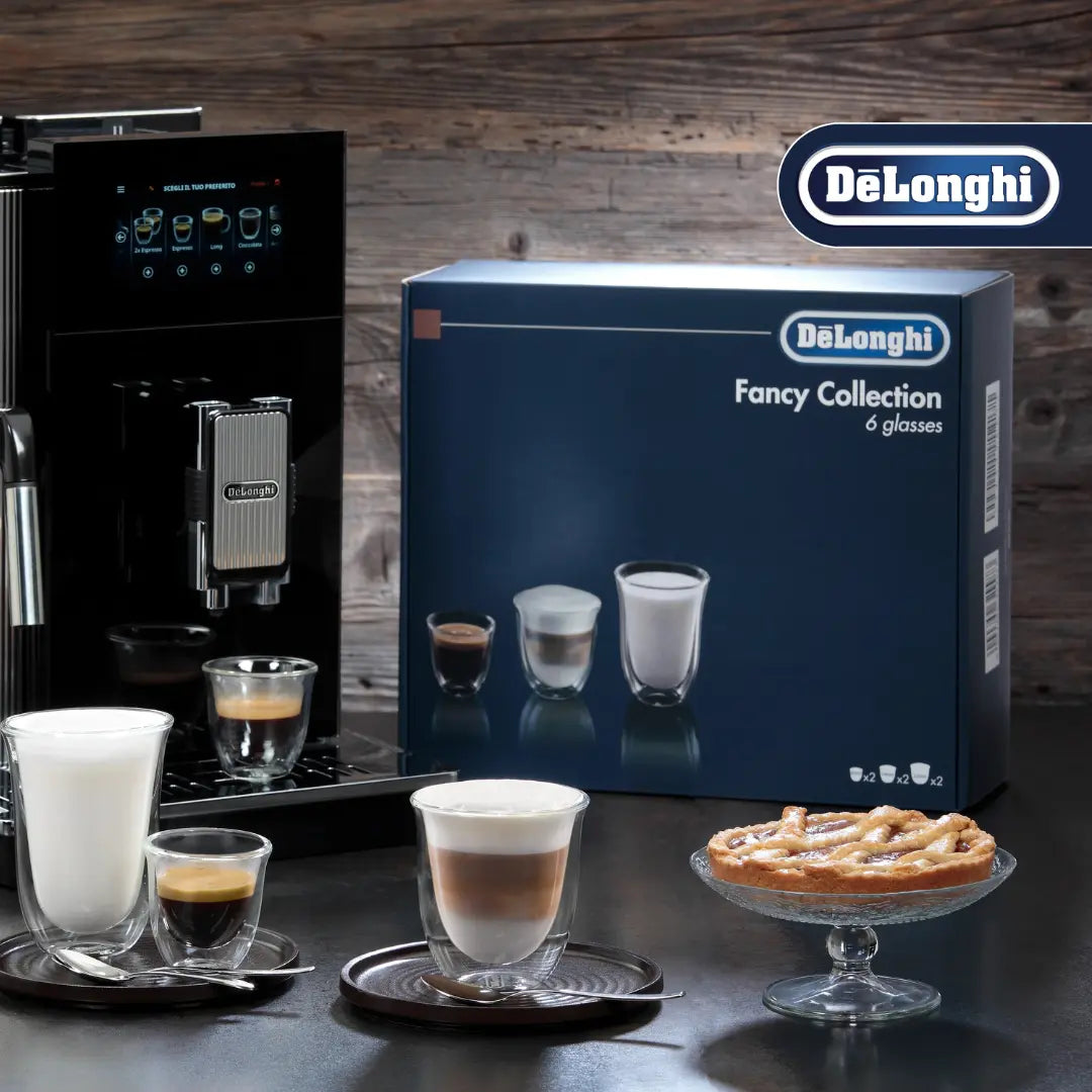 DeLonghi Connoisseur Collection Glass Set of 6 Pieces