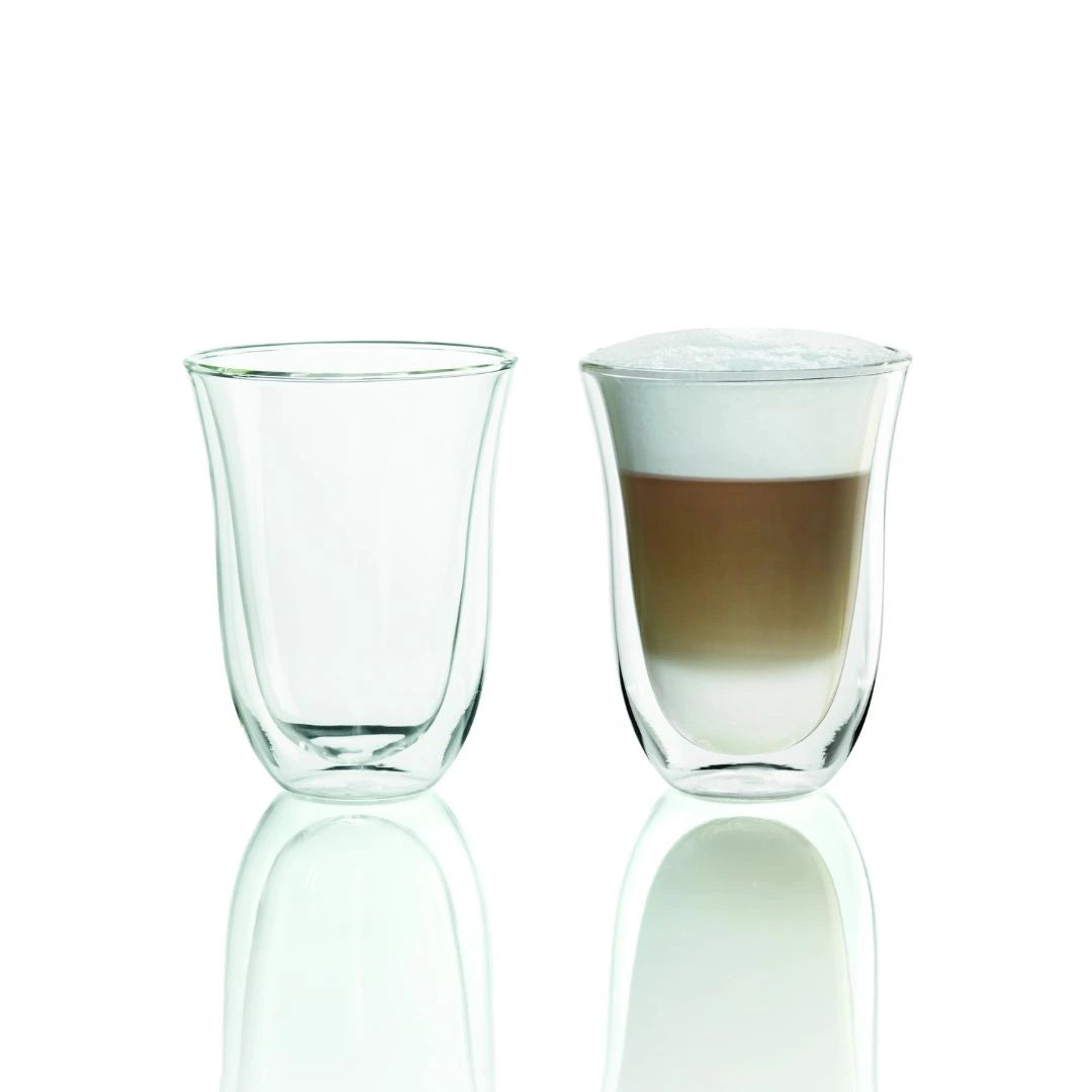 DeLonghi  Set of 2 Latte Macchiato Glasses 330 ML