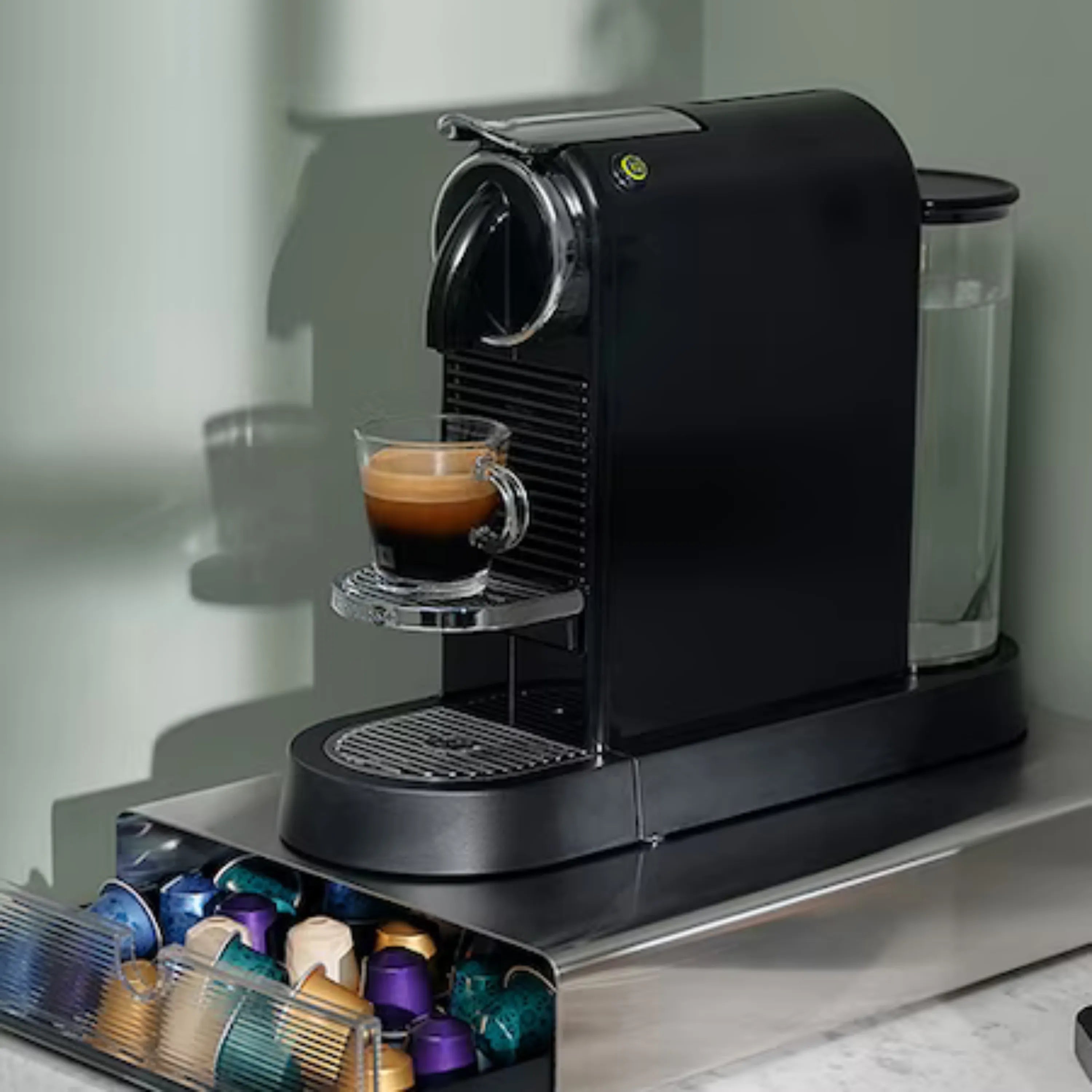 Nespresso CitiZ Espresso Machine by DeLonghi, Black | Open Box