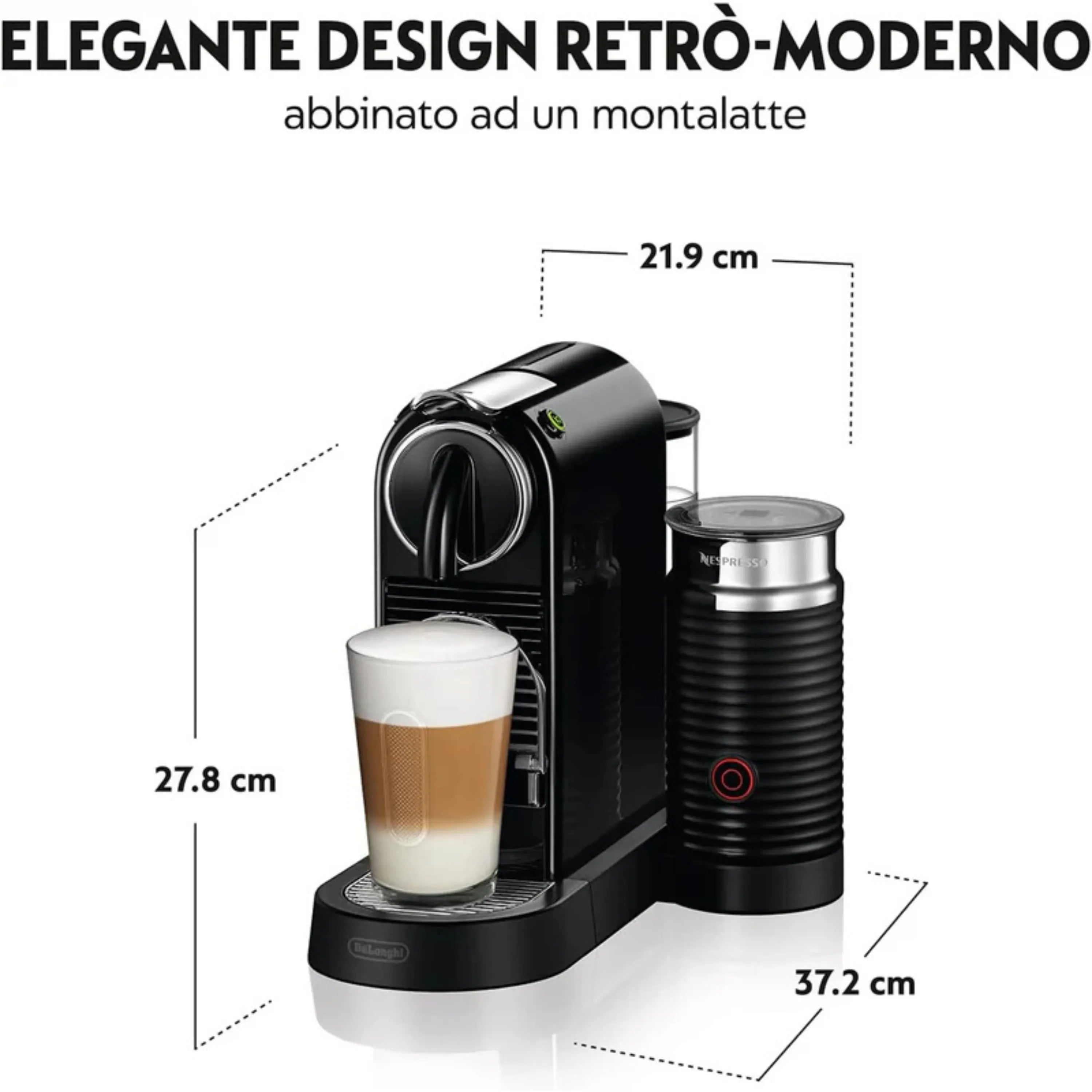 Nespresso CitiZ Espresso Machine by DeLonghi, Black